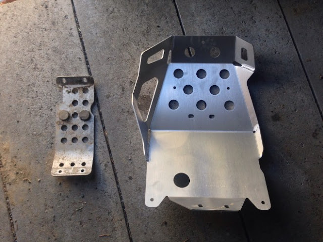 Bashplate installiert