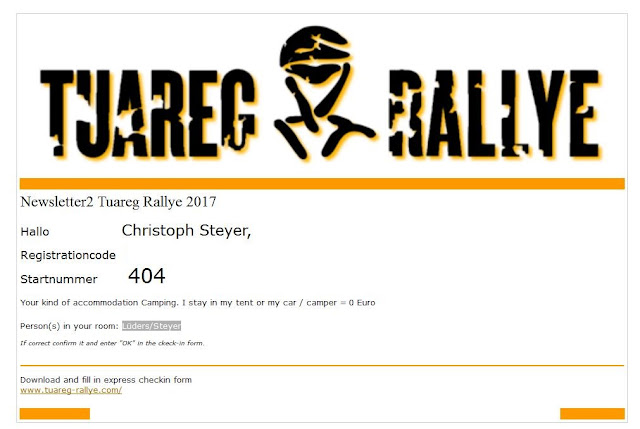 Tuareg Newsletter